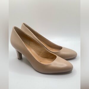 Women’s Kelly & Katie  KK - GENNA Nude Pointed - Toe Heels Pumps Size 8M